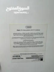  7 ايباد 7 128G في مدخل خط و بطاريه 100 مع كرتونه