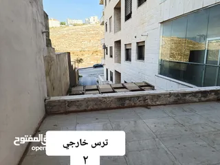  5 شقة ارضية خلفية للبيع  ربوة عبدون