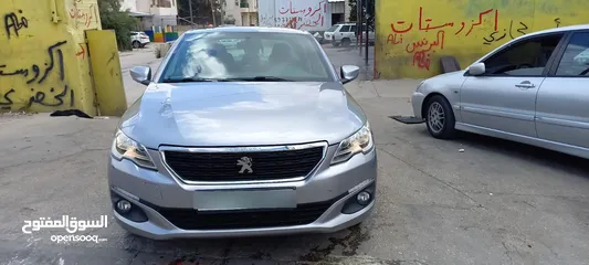  2 بيجو 301 لون رمادي من الخارج ولون المقاعد أسود ، موديل 2018، أوتومات، فقط ب 47000 شيكل فقط لا غير