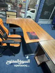  1 Two office table one drawer and one gaming chair