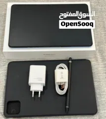  1 للبيع شاومي pad 6 بحالة ممتازة شبه جديدة مع قلم وكڤر