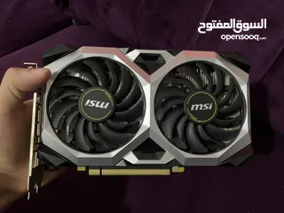  1 كرت شاشة NVIDIA MSI VENTUS X2 RTX 2060 + PSU COOLER MASTER 550W +80 BRONZE