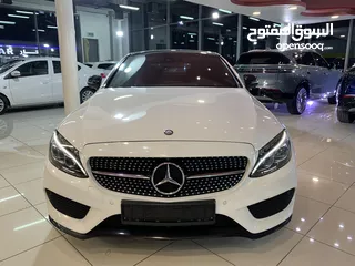  3 مرسيدس C300 Coupe  موديل 2017 خليجي فل اوبشن بحاله ممتازه