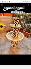  3 نوافير قوار زريعه سيراميك وحجر