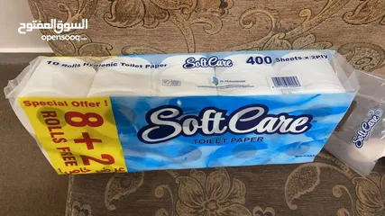  2 Soft care toilet paper roll (tissue)