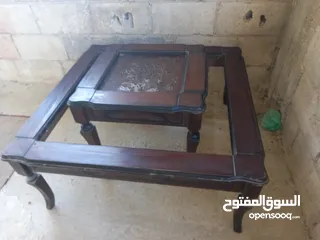  7 كنب تفصيل خشب زان مستعمل للبيع