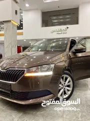  14 SKODA FABIA .. اوتوماتيك .. ترخيص 2019 .. باللون البني المميز