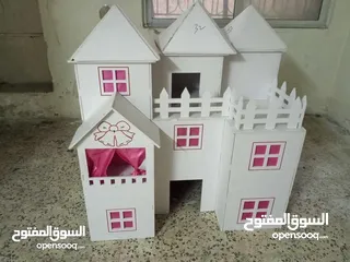  7 بيت باربي حجم كبير تركيب مستعمل للبيع