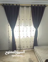  2 بردايتين لغرفة نوم منفصلات لشباكين