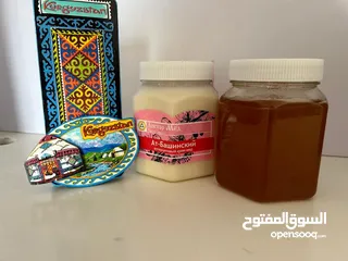  2 العسل أبيض من الجبل قيرغيزستان