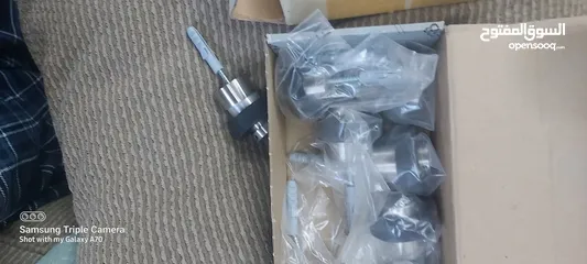  5 مصدات او موقفات ابواب من الصلب المقاوم للصدأ ستانلس ستيل door stopper جديده للبيع