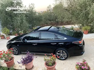  24 هونداي سوناتا موديل 2018 وارد الوكالة الاردنية مالك اول فحص كامل 7 جيد