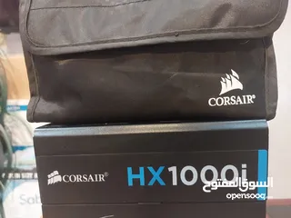  1 مزود قدرة. كورسير 1000واط CORSAIR HXi Series, HX1000i, 1000 Watt, 80+ Platinum Certified, Fully Modu