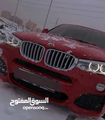  22 BMW X4 ام بكيج شركه ماطور 2000 بنزين توين تيربو . موديل 2015 ماشي 80000 فقط عداد حقيقي 4×4