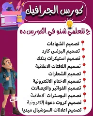  1 كورس التصميم الجرافيكي (جرافيك ديزاين) للمبتدئات