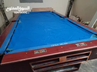  1 طاولتين بلياردو رخام ملكي 9قدم