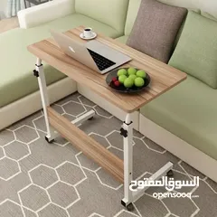  1 مكتب طلابي عملي ومتنقل بترتيب عصري!  سطح واسع بيساع لابتوب + كتب + أدوات مدرسية  عجلات قوية