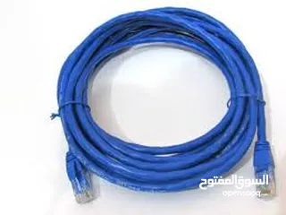  7 CABLE E.NET CAT6a patch cord gray 10M  كوابل انترنت 10M