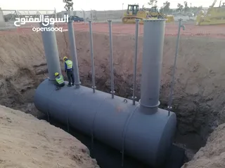 7 بويلرات بخار وتنكات ومداخن