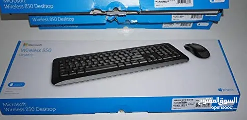  5 Keyboard MICROSOFT WIRELESS 850 DESKTOP كيبورد مايكروسوفت 850