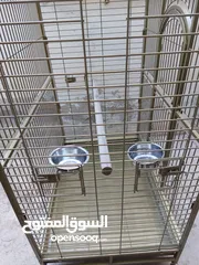 8 قفص ببغاء كبير يتسع لأكثر من طير مستعمل نظيف
