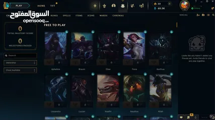  3 New account for league of legends