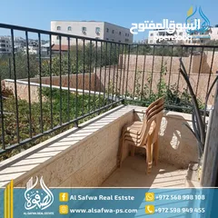  13 شقه مفروشه للايجار  واسعه للايجار البيره قرب الصحه  مناسبة جدا لعائله