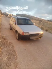  7 اوبل كدت ستيشن موديل 88 محرك 1600 انجكشن فحص قير عادي مرخصه ترخيص طويل