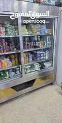  2 ثلاجة محل عرض شبه جديدة