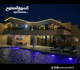  1 شاليه فخم vip للبيع في البحر الميت الراما بجانب فندق البحيره