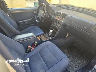  4 مرسيدس c180 بحالة الوكالة 1996