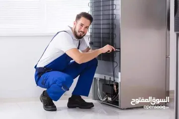  1 مشغل التبريد الفني لصيانه جميع انواع الثلاجات و الغسلات و الجلايات والمكيفات تعبئة غاز فك وتركيب