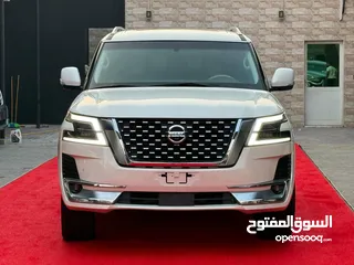  1 نيسان باترول SE  V8 خليجي 2014 محول 2021