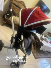  3 عربه اطفال صناعه  بريطانيا First Step Baby Stroller