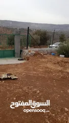  5 أرض زراعية مجهزة بالكامل عالية و مشرفة مزروعة زيتون مثمر و أشجار واصل جميع الخدمات