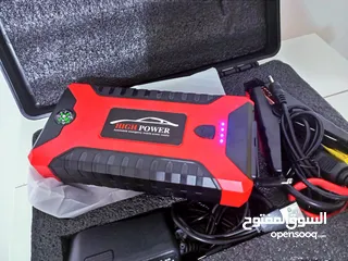  22 باوربانك طوارئ 12 فولت لتشغيل المركبات المتعددة وشحن الموبايل 12v emergency car jump starter