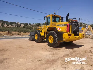  8 جرافه VOLVO 120C للبيع كاش فقط