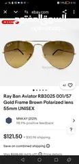  3 Rayban aviator ORGINAL100%