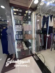  3 بترينه زجاج خمس رفوف