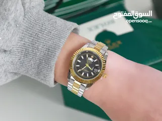  30 ساعة رولكس نسائية مكفولة وتوصيل مجانا وبيجي معه علبة وكيس رولكس هدية