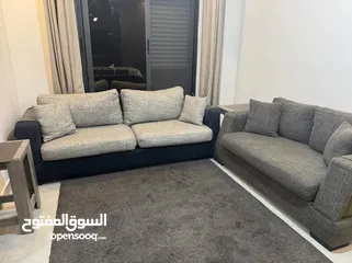  2 طقم كنبايات للبيع كورنر و وكنباي ثلاثيه
