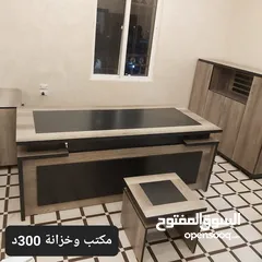  23 مكتب مدير مع جانبية ادراج وطاولة بسعر منافس والتوصيل مجاني داخل عمان