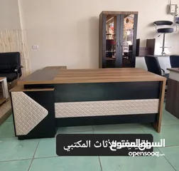  5 مكتب اداري قياس مترين مع جانبية وطاولة وادراج شامل التوصيل