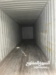  6 حاويه  كونتينر 20 قدم و40 قدم مستعمل للبيع