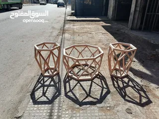  17 طاولات وسط وطاولات غرف معيشة وغرف ضيوف بجودة خشب عالية جدا وعملية يضاف لون الدهان حسب طلب المشتري
