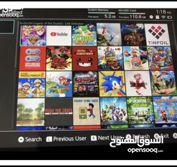  5 ننتندو سويتش إصدار ثان مع 5000 لعبة Nintendo v2 modded