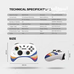  7 FANTECH EOS PRO II S WGP15 V2S MECHANICAL BUTTONS WIRELESS GAMEPAD يد تحكم فانتيك ميكانيكل جديدة