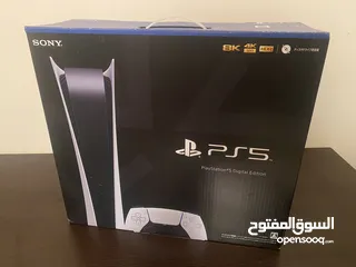  5 Ps5 digital edition  بلايستيشن 5 ديجيتال