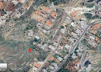  4 للبيع قطع أراضي سكنية داخل التنظيم في عين البستان الفوقا /حوض ضيف الله. تقع على شارعين وإطلالة كاشفة