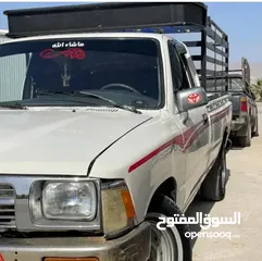  3 بكم تيوتا هايلكس غماره 97ماتور2lفحص ولاغرام مرخص لشهر 7 البكم منفوض من النمره لنمره